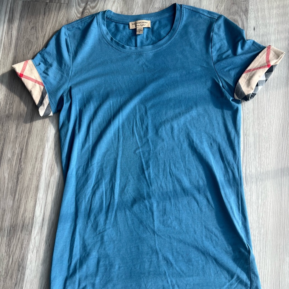 Burberry Nova Check Crew Neck Tee
